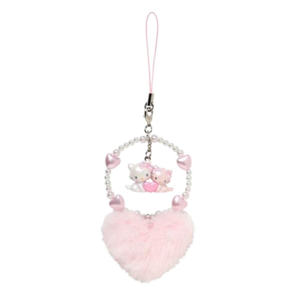 Hello Kitty Heart Plush Charm